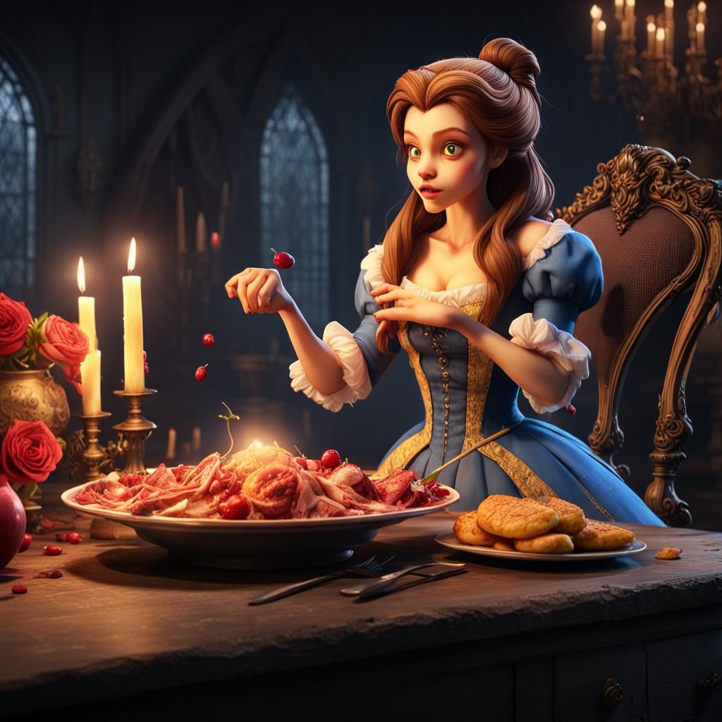 Zombie Disney Fairy Tale: Beauty and the Beast