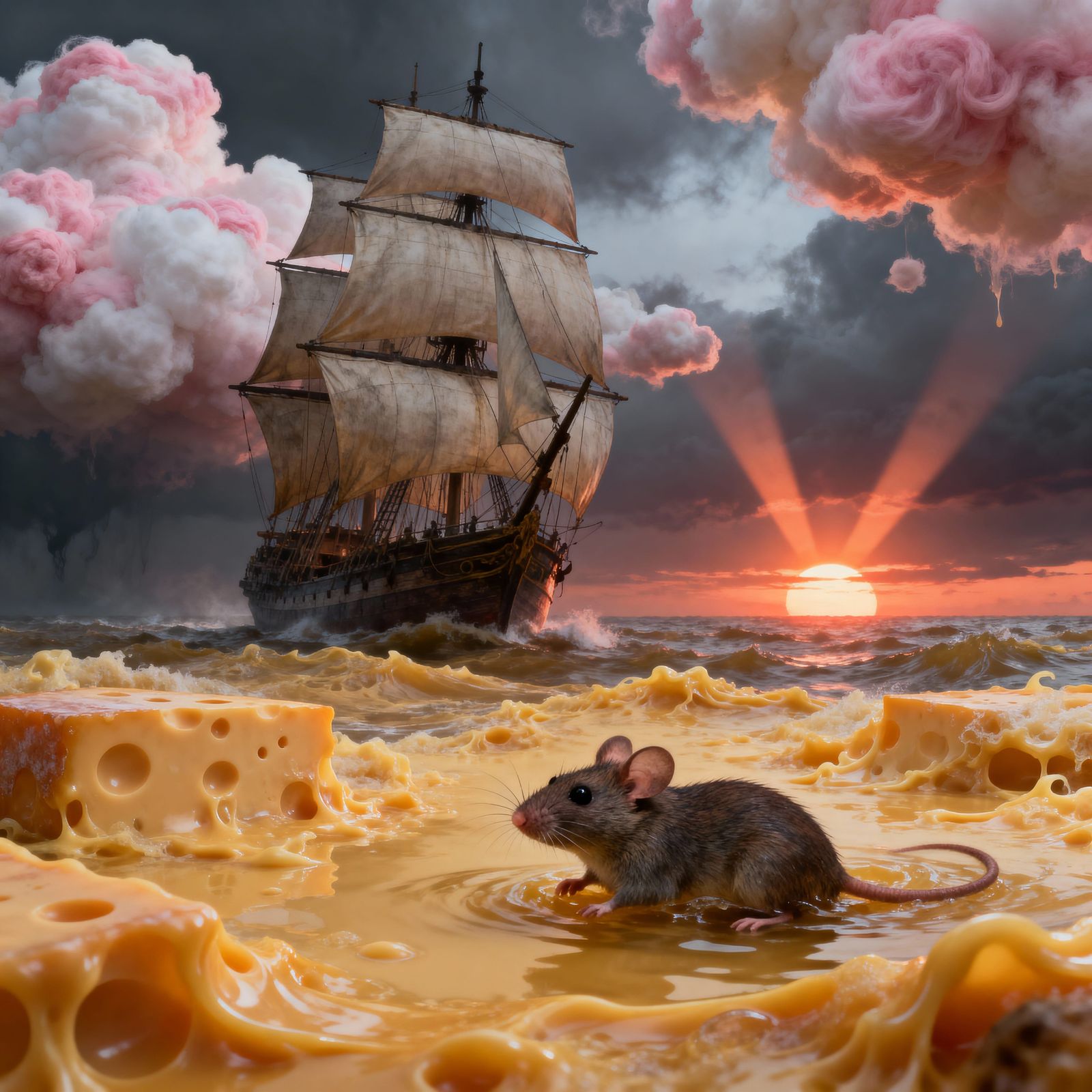Sailing the Sea of Cheese