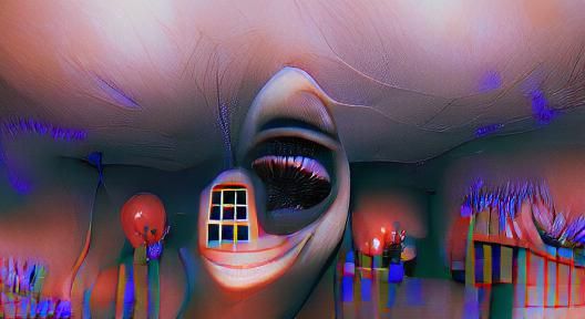 Creepy Happy Place Generated by AI