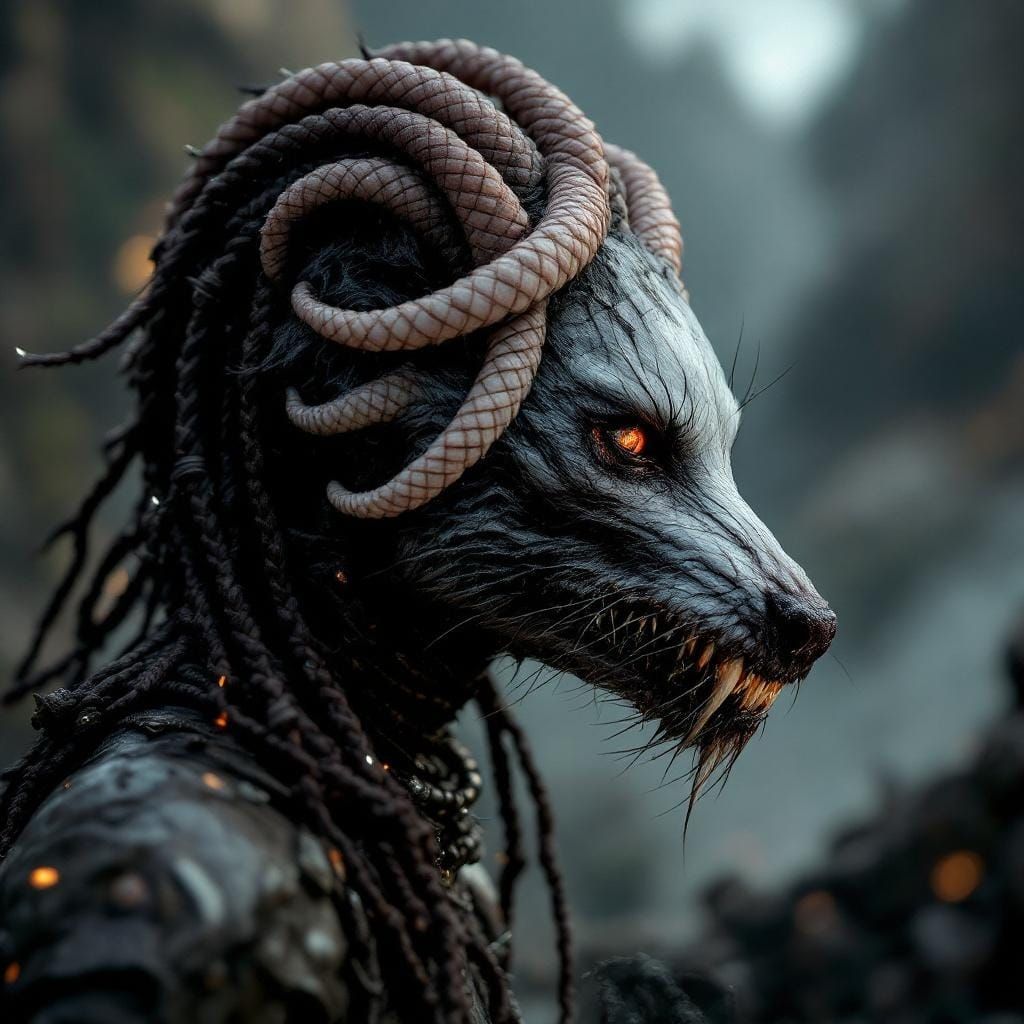 Voodoopunk Hyena Rider, Harbinger of Doom