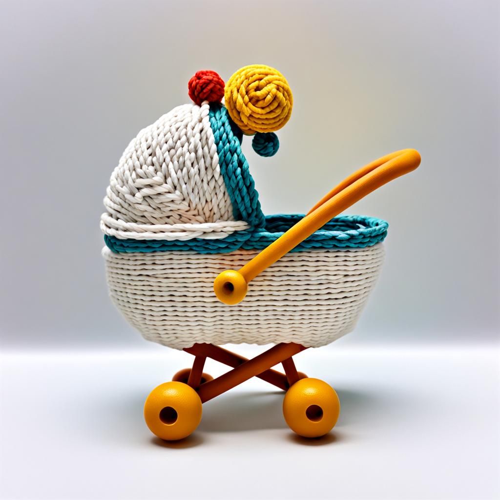 Stick Figure Baby Items Simple Drawing