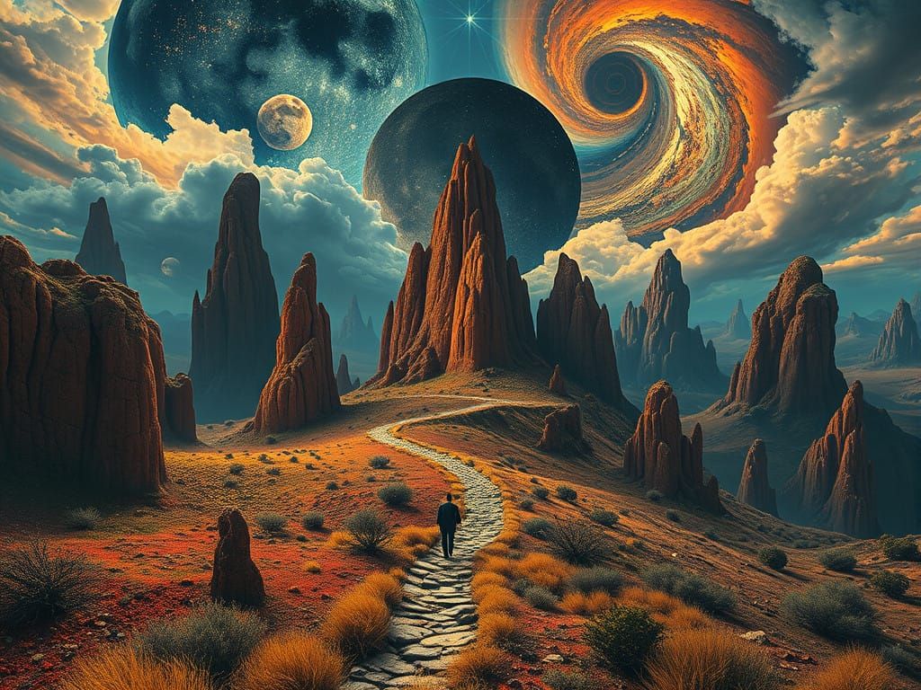 Surrealist Landscape in High Definition