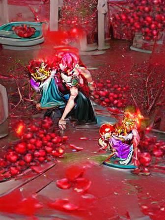 Hades Captures Persephone in Underworld