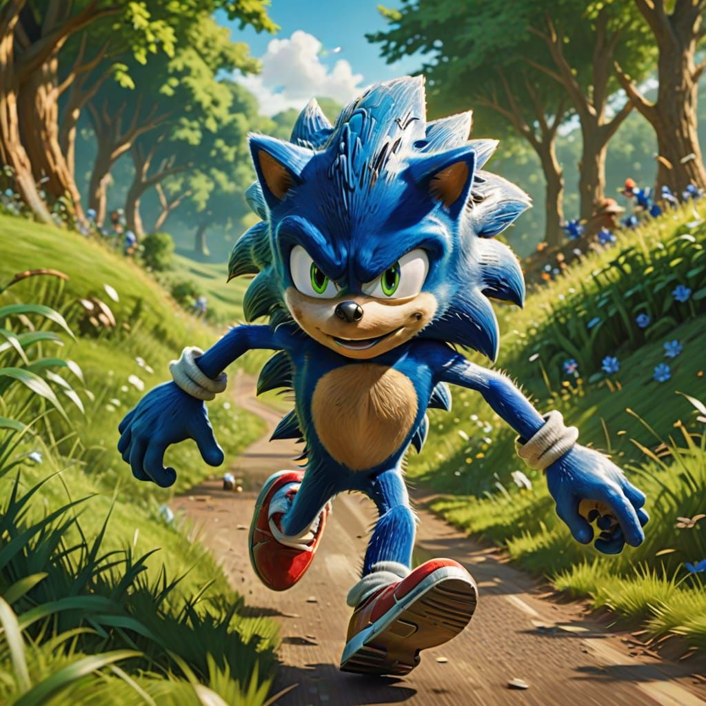 Sonic the Hedgehog Races Through Emerald Valley