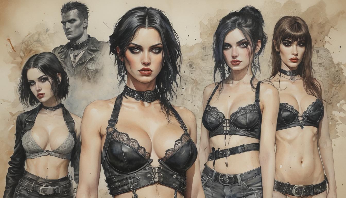 Urban Collage: Fantasy, Gothic, and Mad Max Fusion