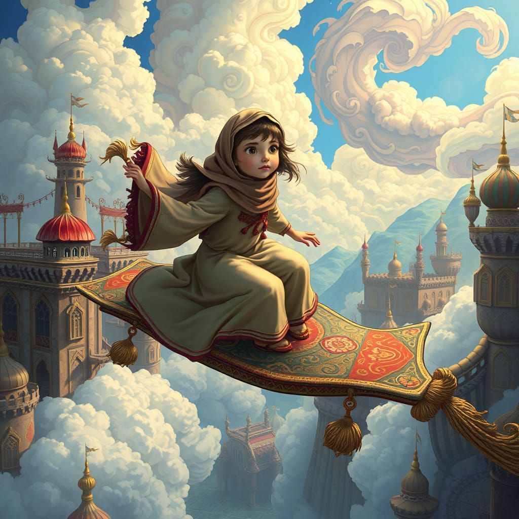 Magic Carpet Ride Through Fantasy World