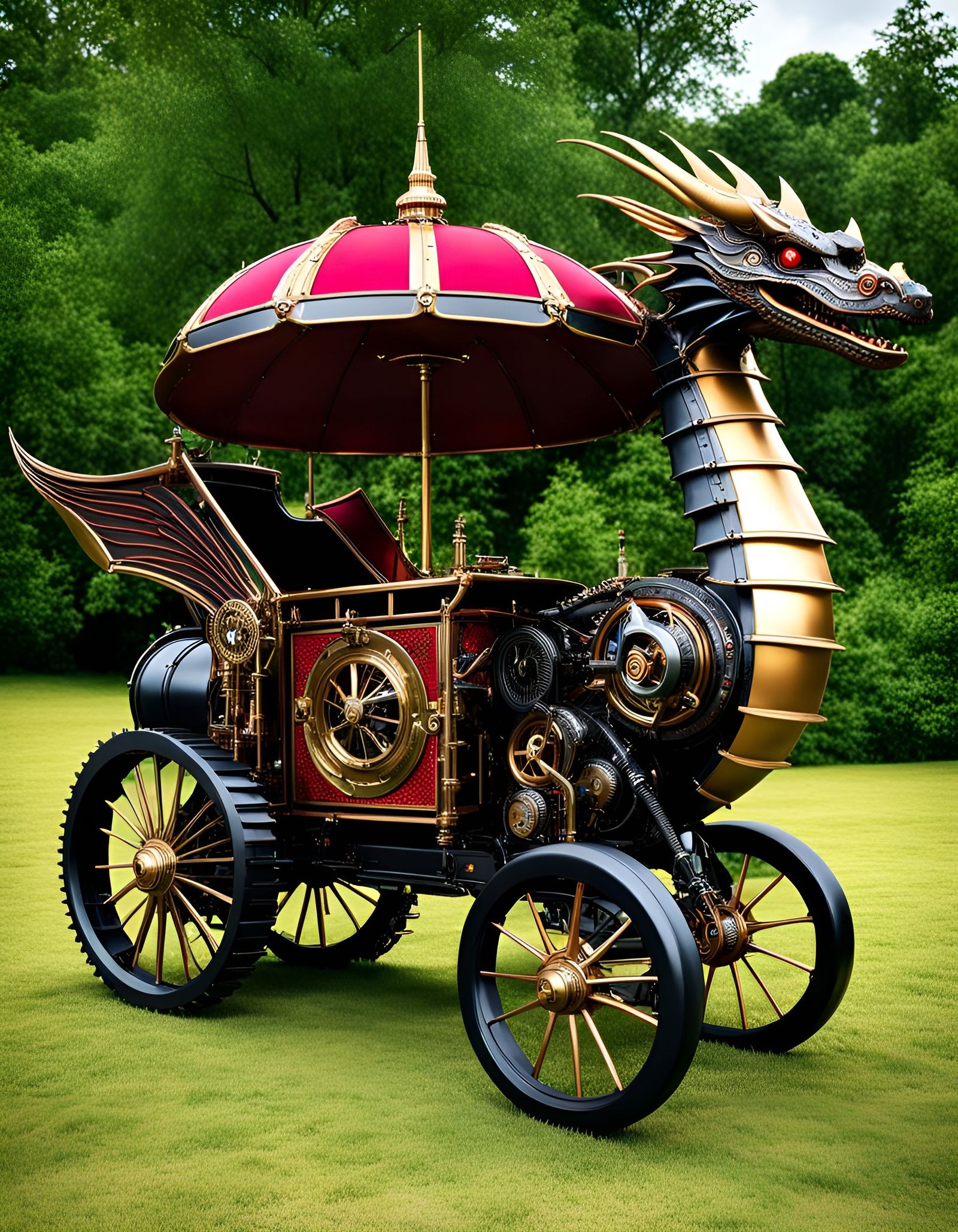 Steampunk Dragon Mobile