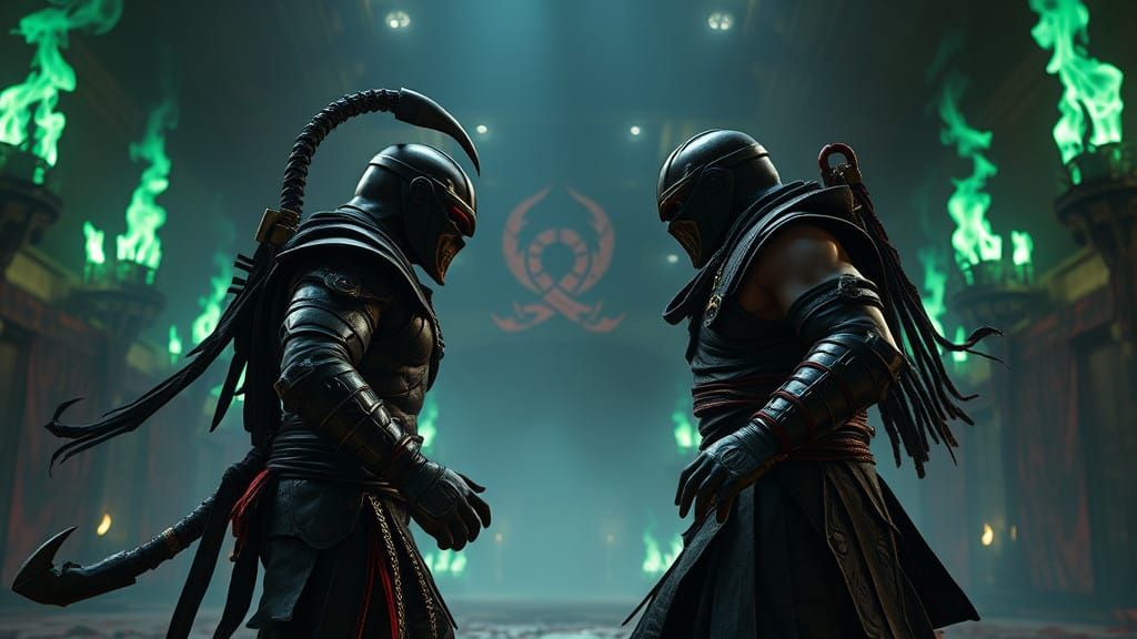 Mortal Enemies Clash in a Dark, Gritty Arena