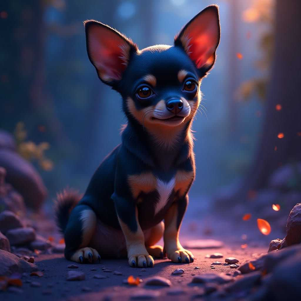 Mystical Chihuahua Concept Art