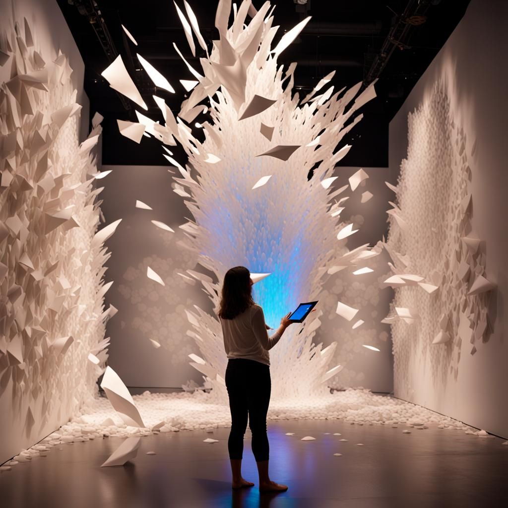 "Ephemeral Dreams Unveiled: A Digital Showcase", Début, Clic...