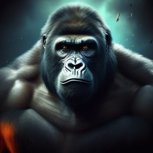 Giant Gorilla Leads Ape Army Against Military in Epic Battle