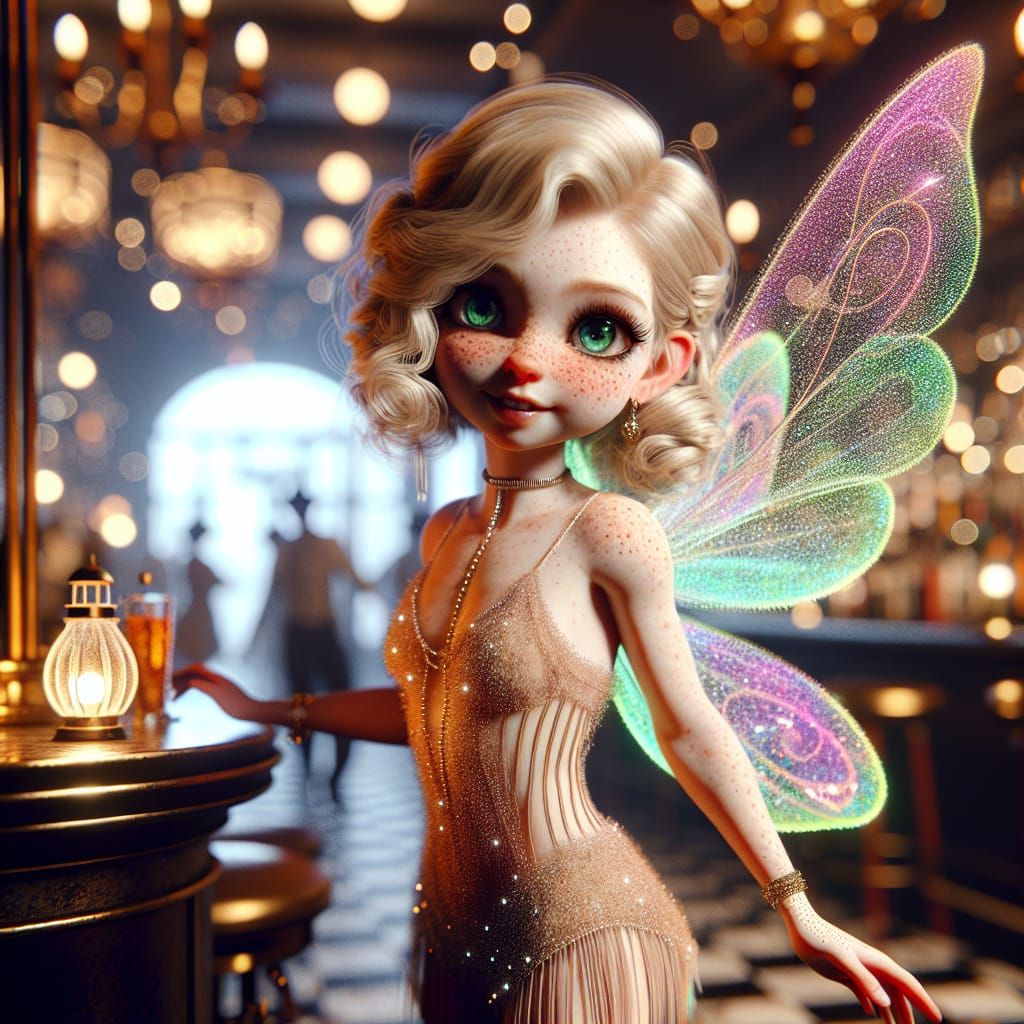 Roaring 20's Flapper Girl, Aurora