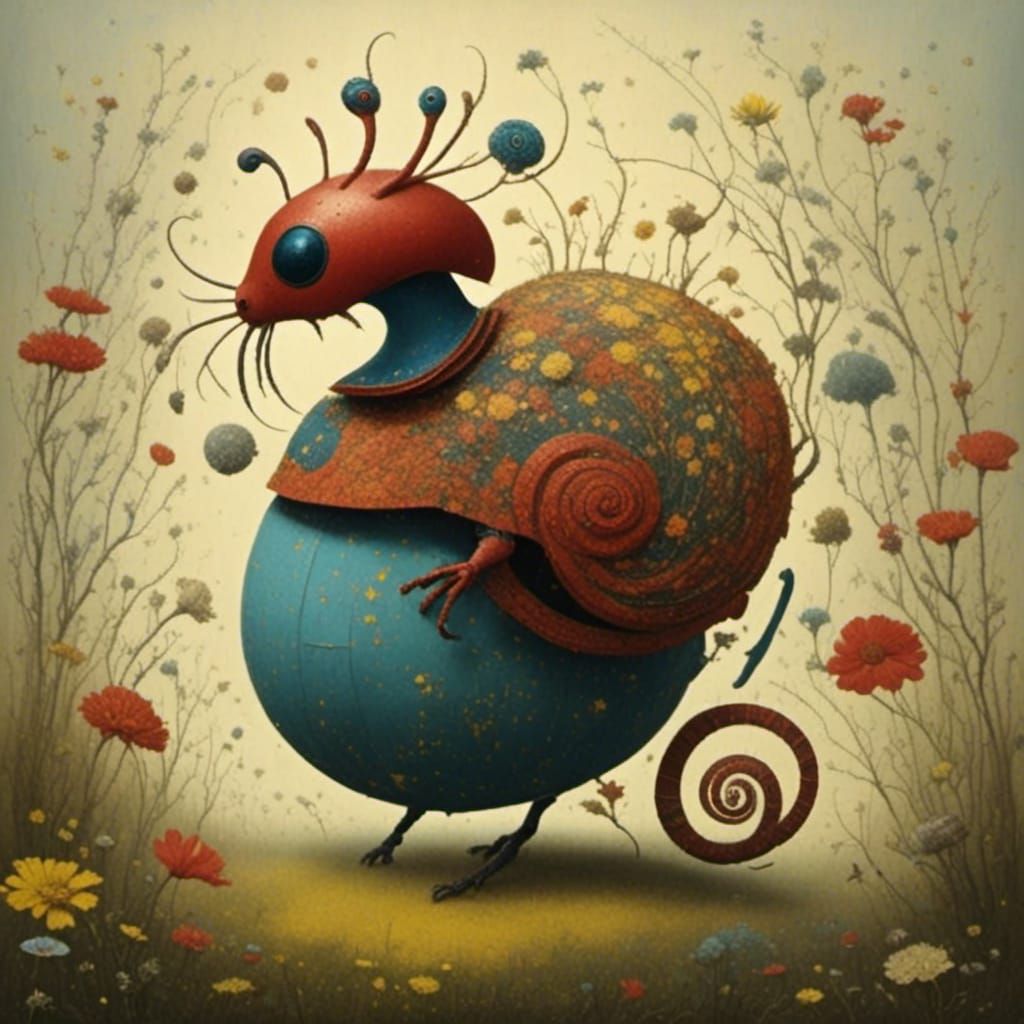 Vibrant Dreamscape in Harmonious Colors