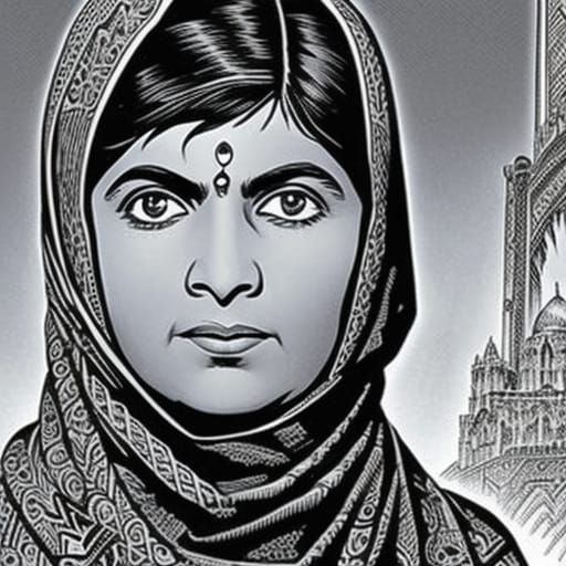 Dramatic Portrait Inspired by Jack Kirby and Doré