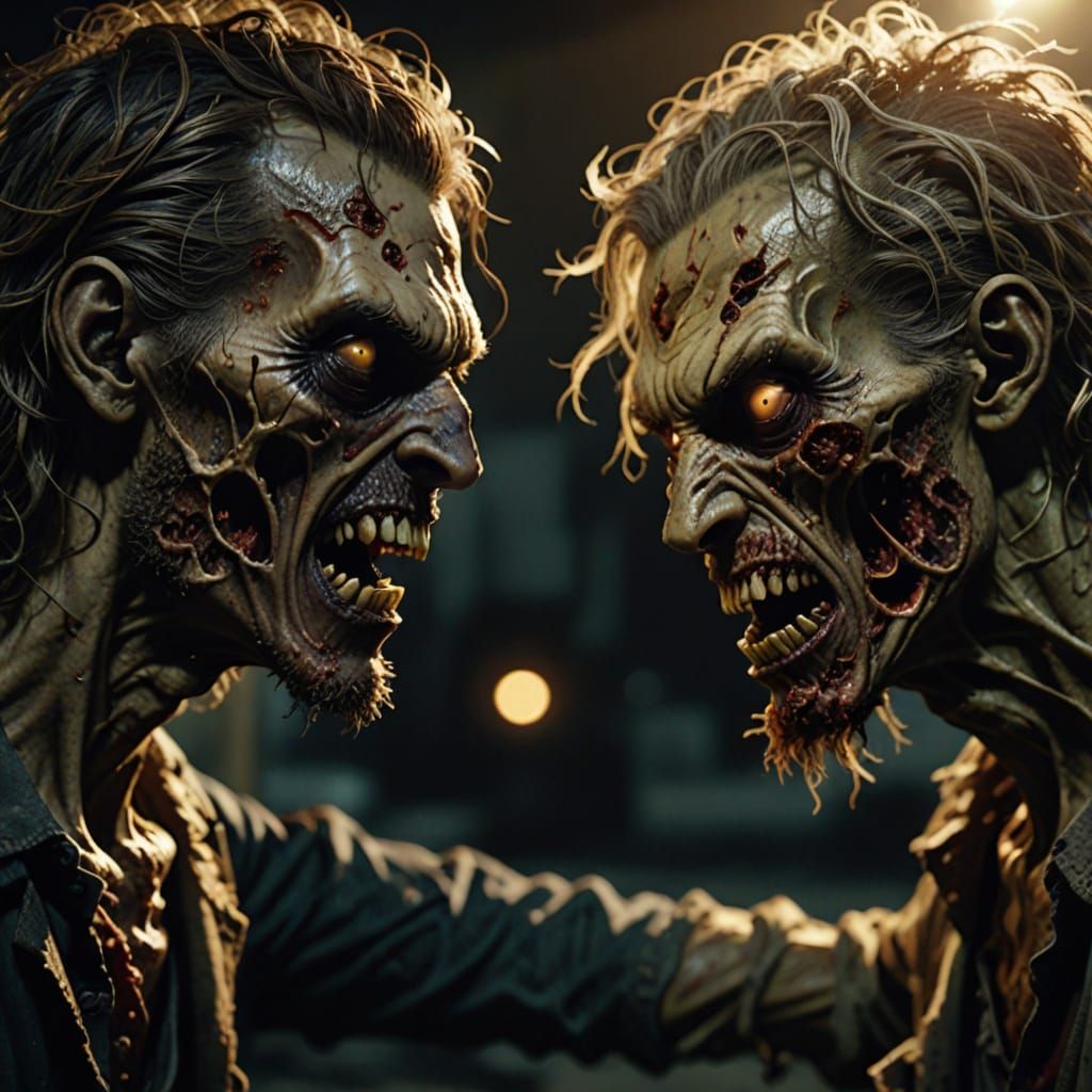 zombies splitting hairs