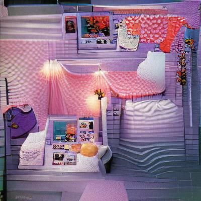 Charming 90s Bedroom Interior Design