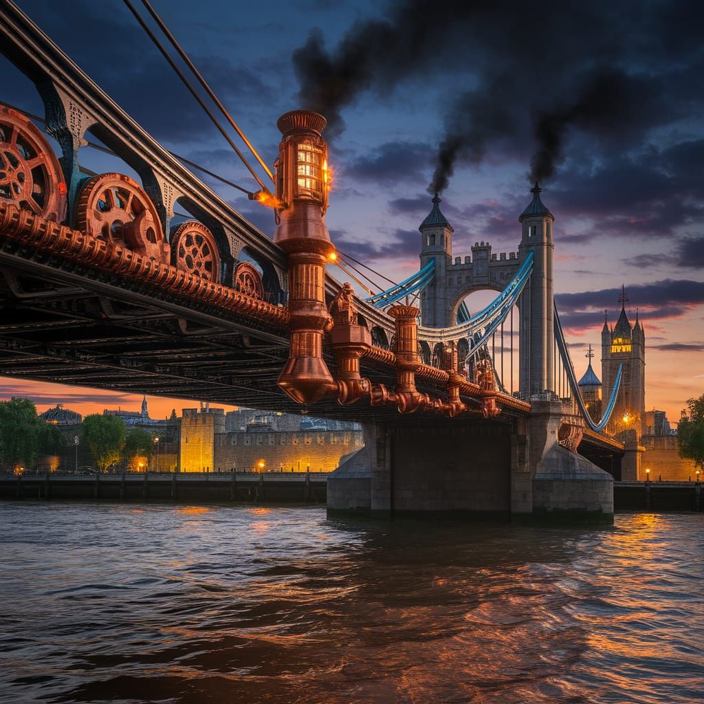steampunk London bridge