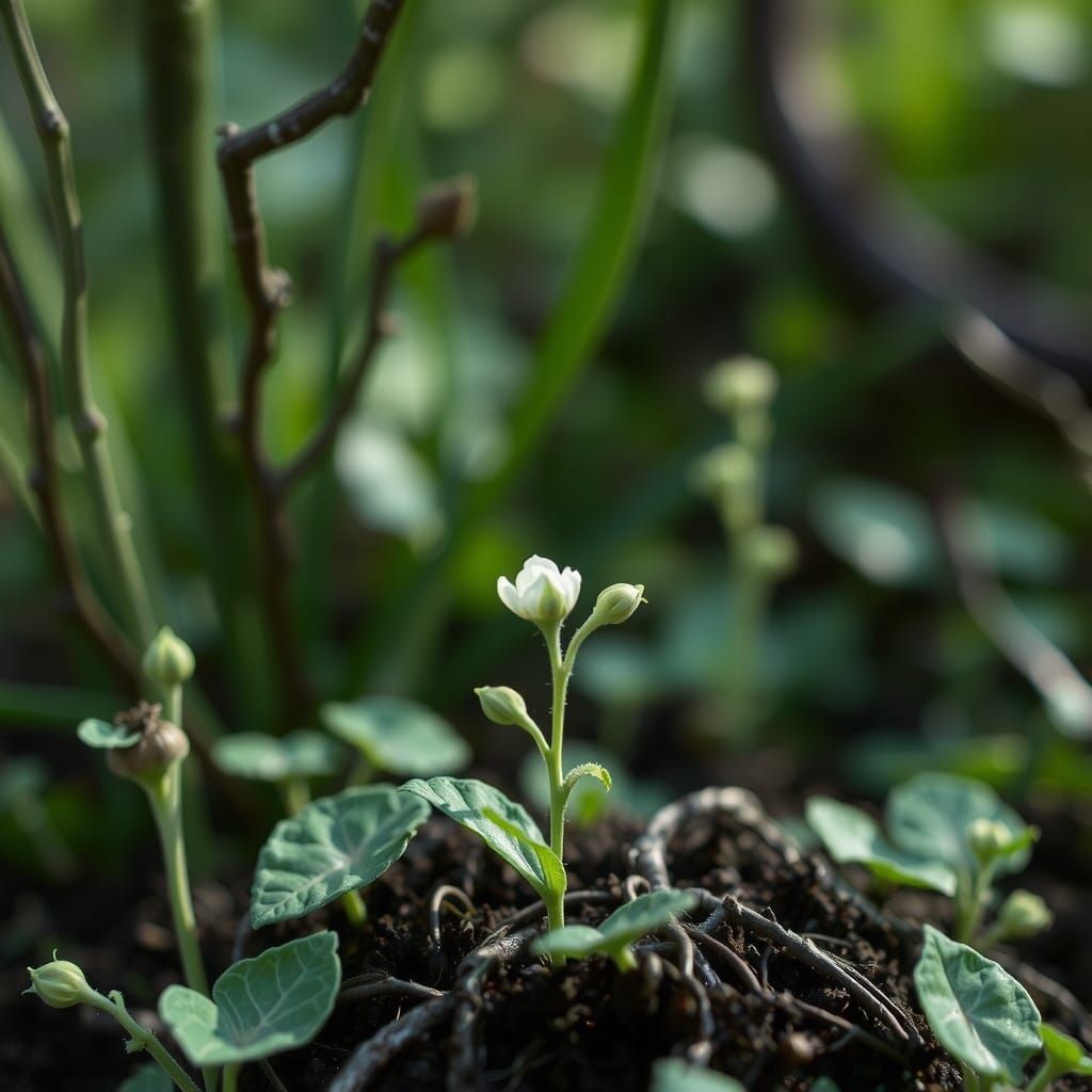 Abstract Swirling Echoes Through Time