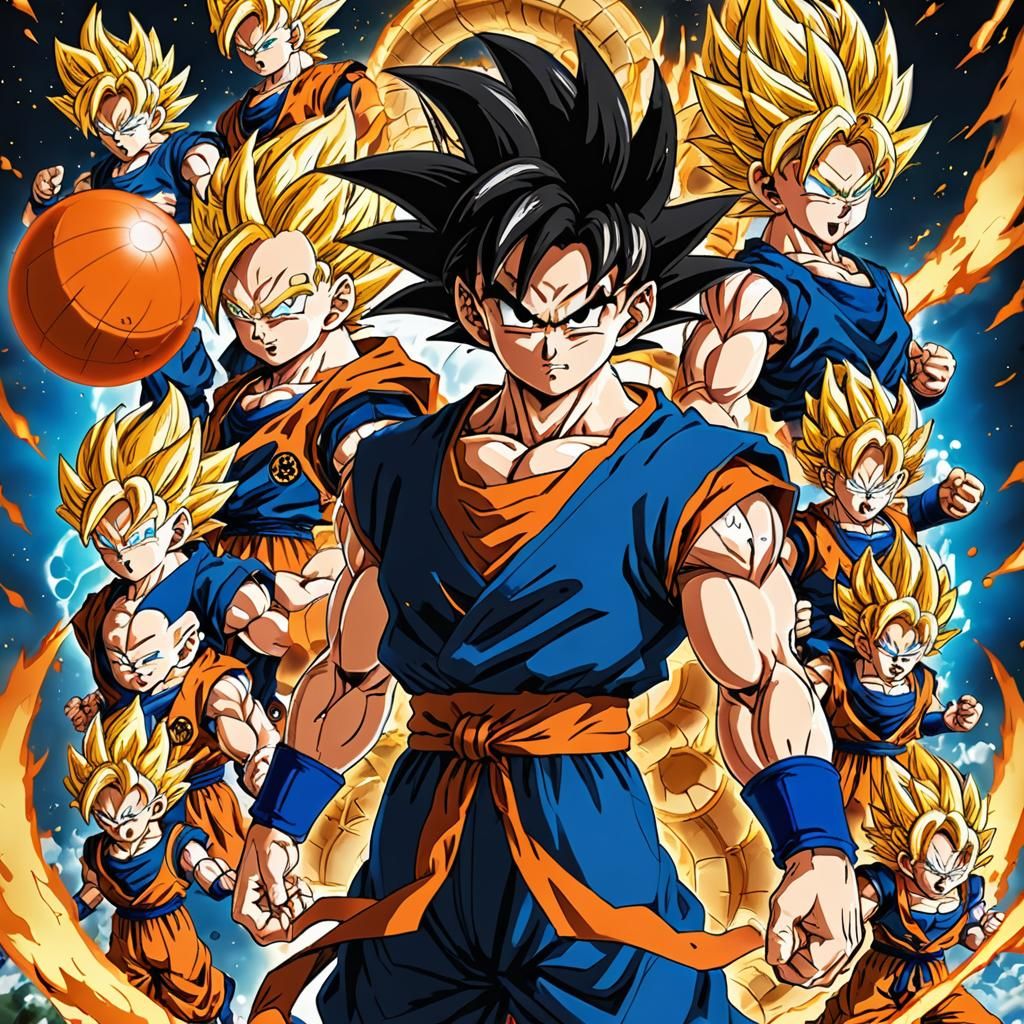 Dragon Ball Anime Key Visual Manga Art
