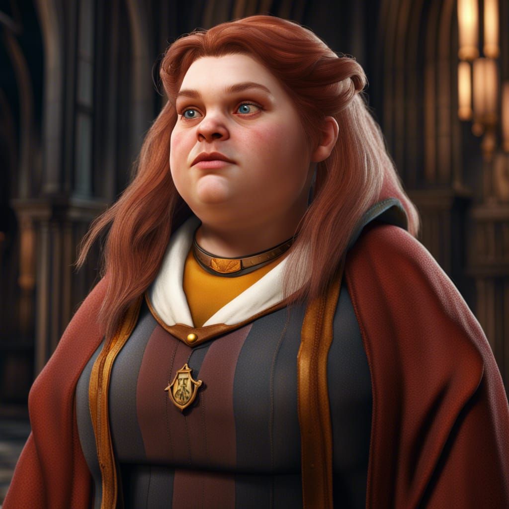 Hogwarts Student Portrait in Fantasy Concept Art
