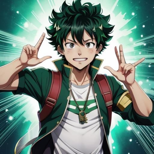 Izuku Midoriya Anime Key Visual Art
