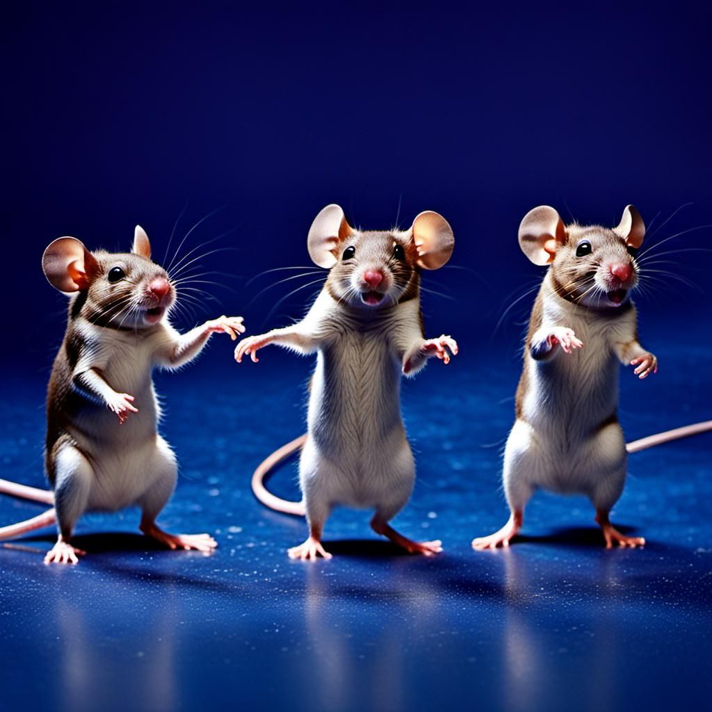 Whimsical Dancing Mice Generated by AI