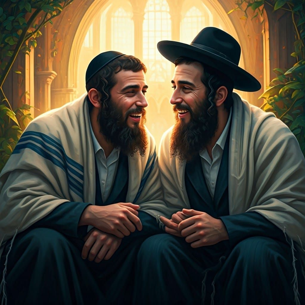 Passionate Torah Debate in a Mystical Setting