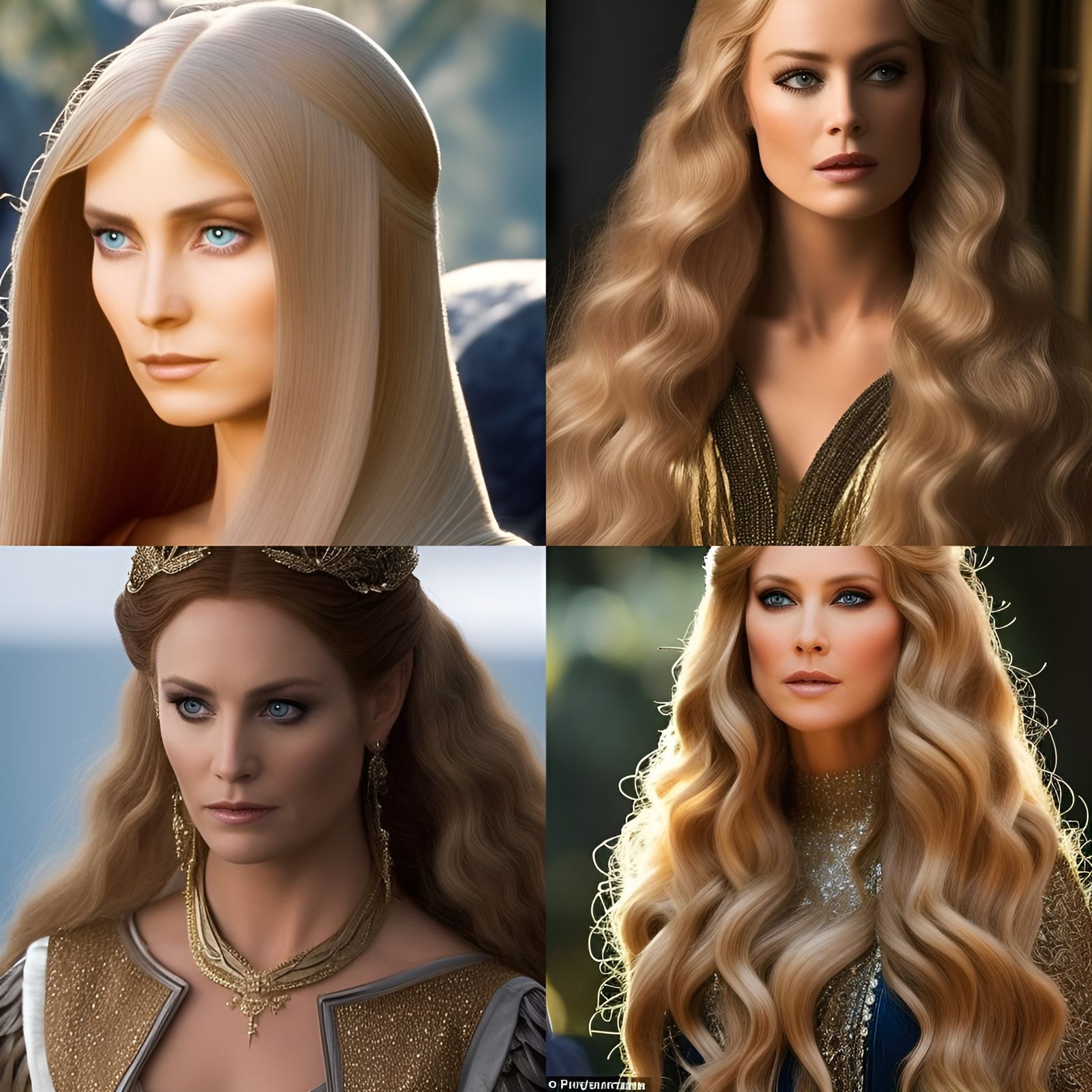 Galadriel: Unrivaled Beauty with Radiant Golden Hair