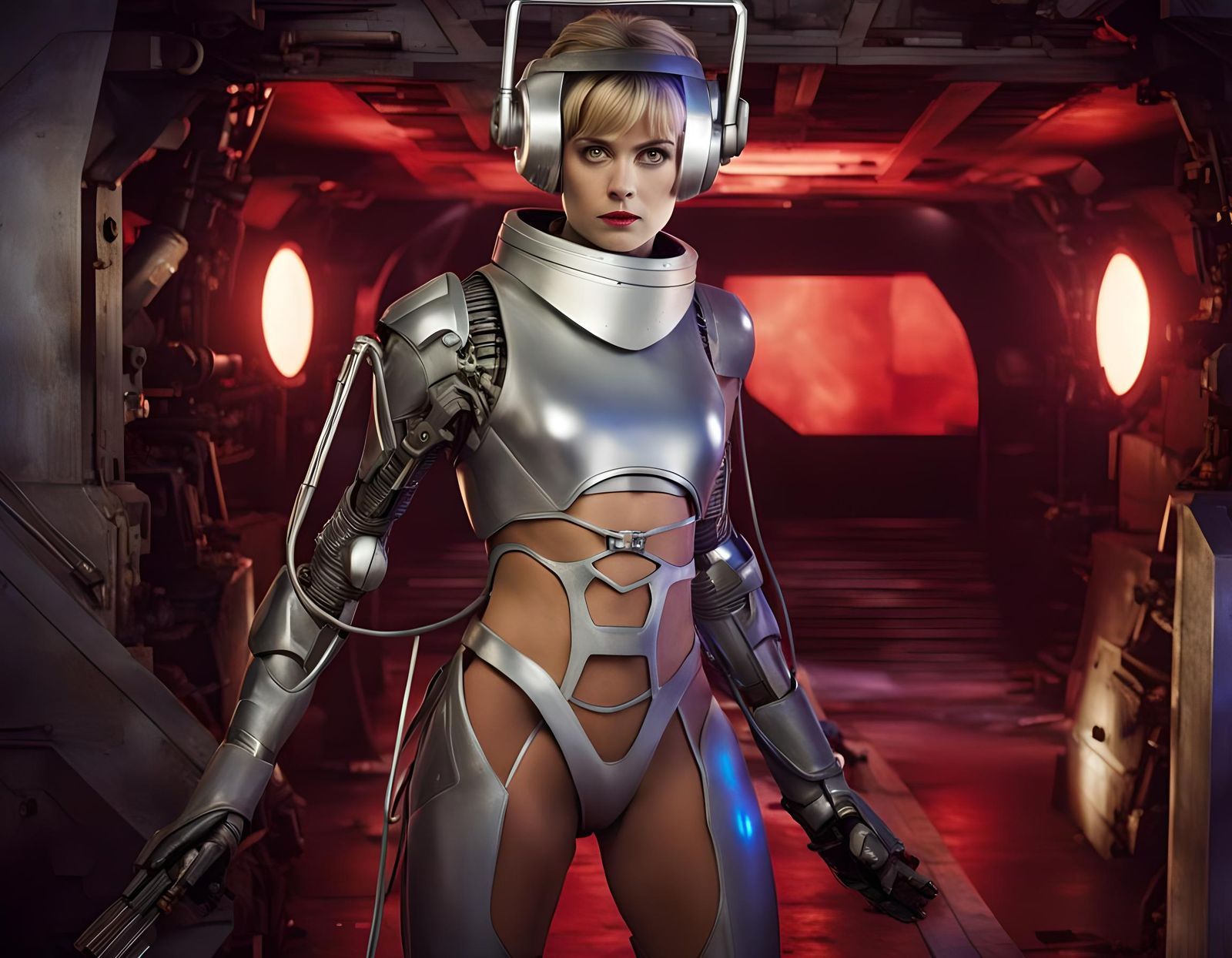 Cyberwoman Sci-Fi Cyborg Character