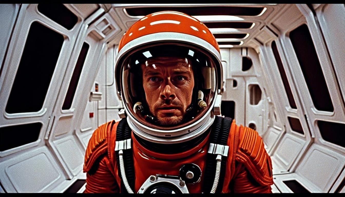 David Bowman in Spacesuit: A Cinematic Masterpiece