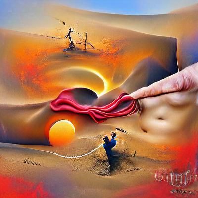 Surreal Quicksand Rescue Under Red Hot Sun