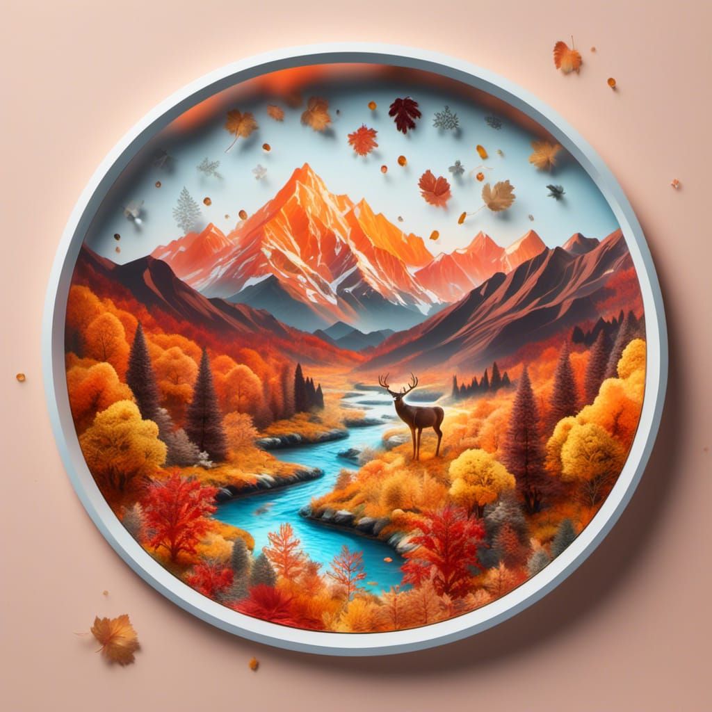 Serene Mountain Landscape