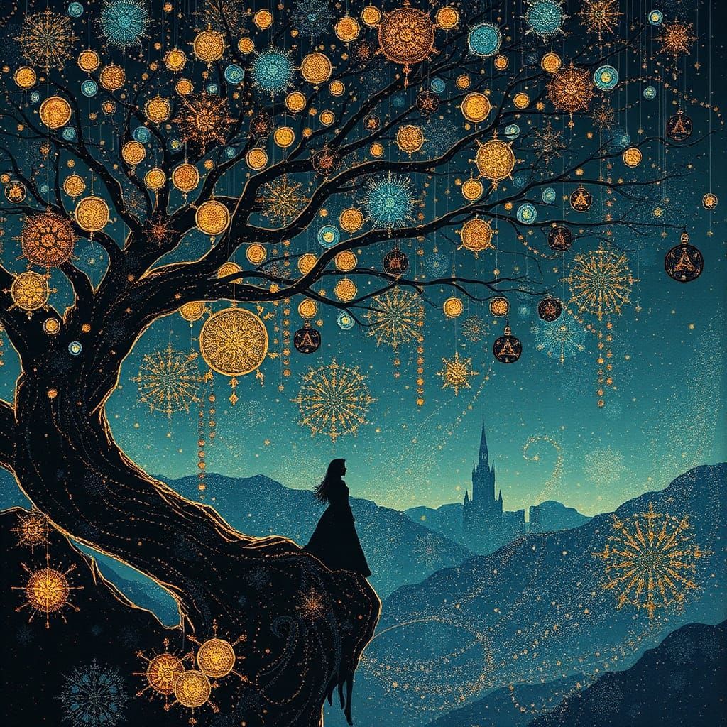 Magical Dreams in Pointillist Photography