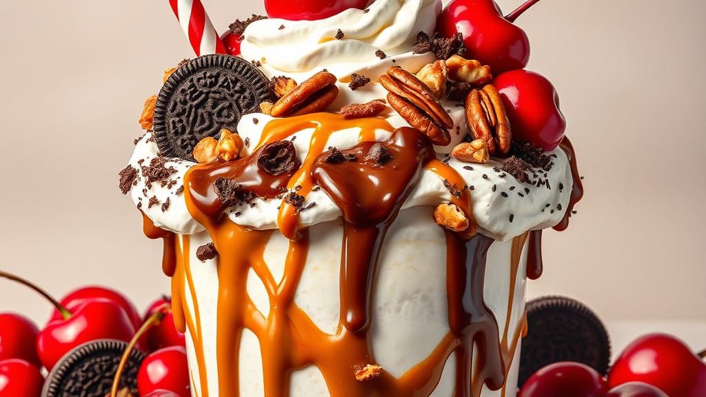 Decadent Dessert Masterpiece with Oreo Bites and Whipped Cre...