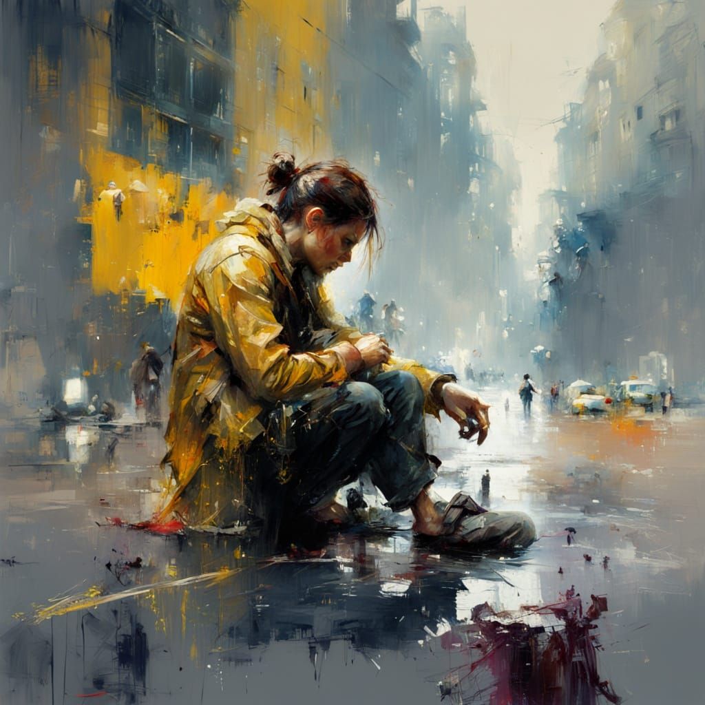 Detailed Fine Art Painting with Natural Light