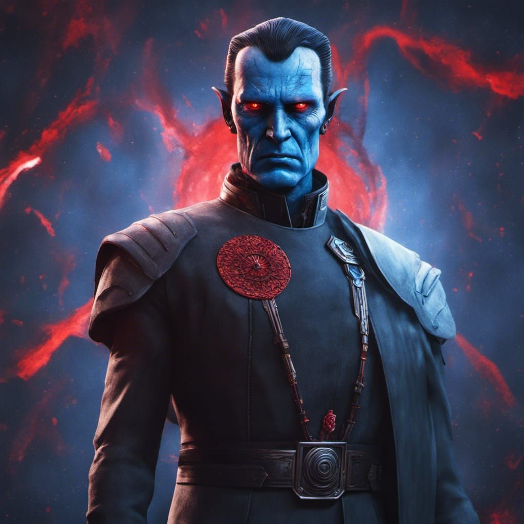 Grand Admiral Thrawn: Detailed Matte Painting