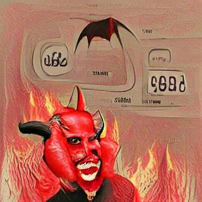 Image Generated From 'satan' Prompt