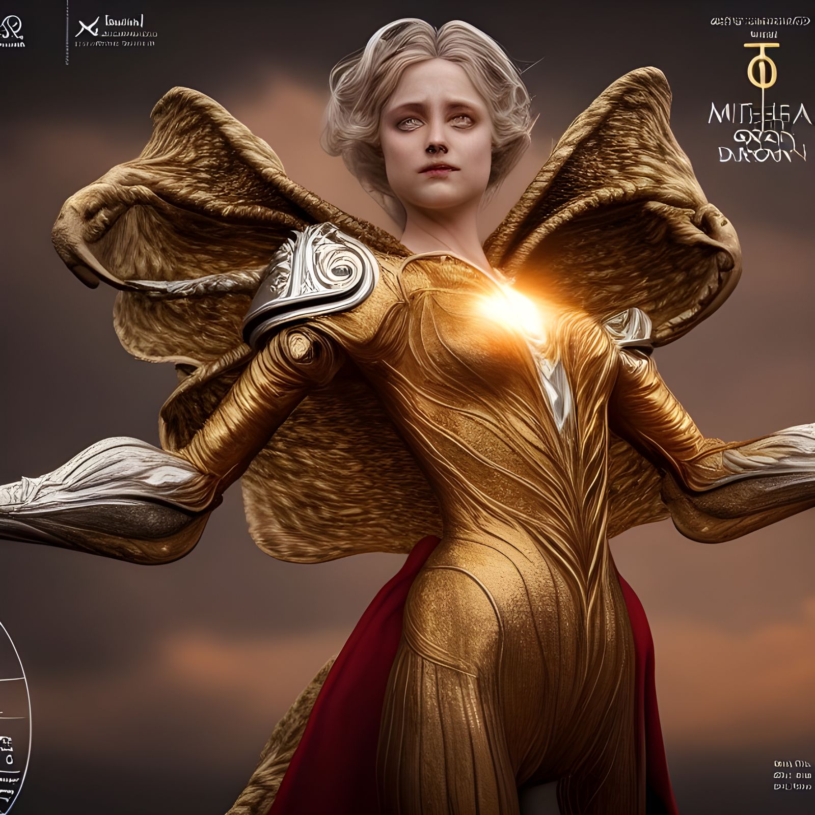 Ornate Urn of Ashes in Hyperrealistic Digital Art