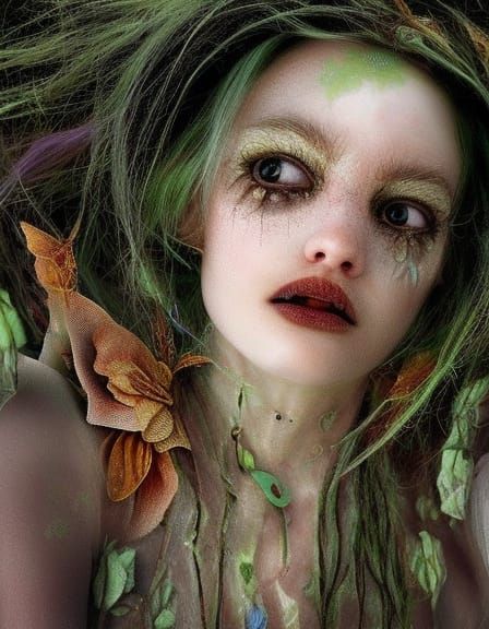 Rotting Fairy: Ultrarealistic and Hyperdetailed Masterpiece