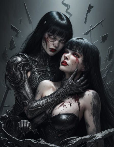 Betty Page, Snow White , blood, flesh, anger, tears, violence, destruction, passion, sexuality, desire. Vivid and realis...