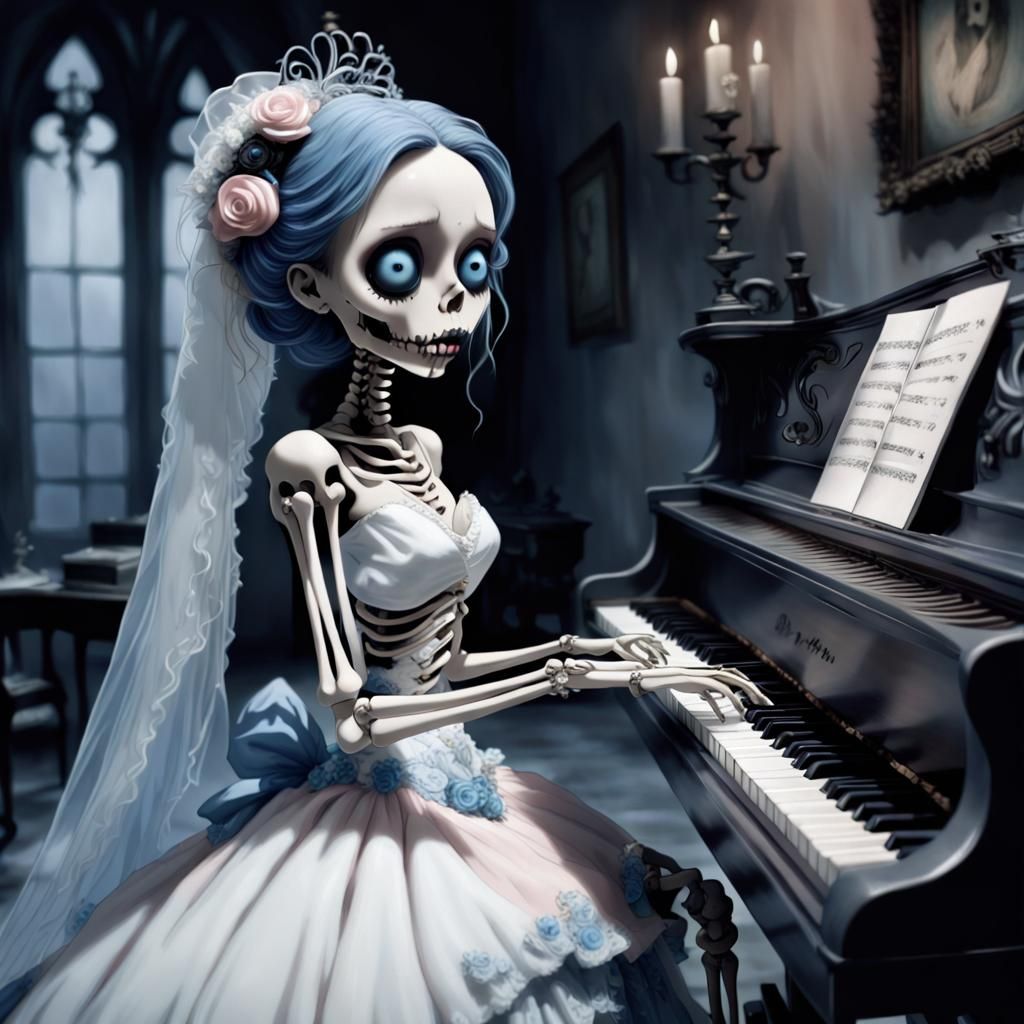 Inspired by Tim Burton anime movie Dead bride