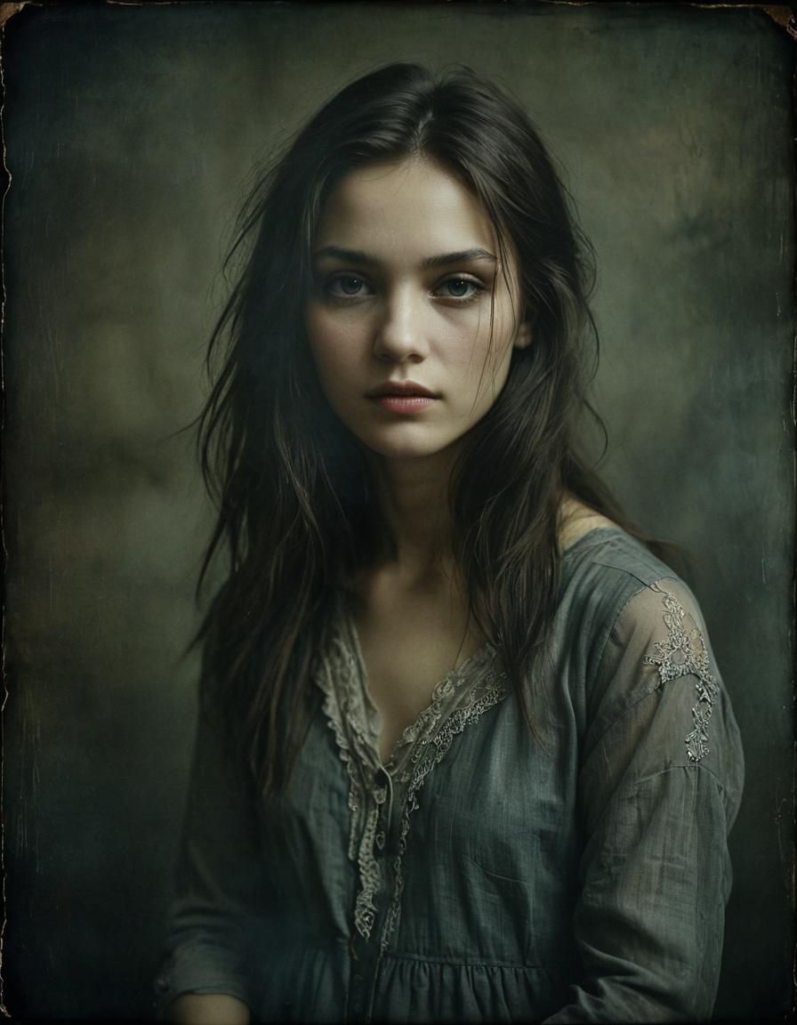 PORTRAIT GRIMDARK DREAMY KATIA CHAUSHEVA