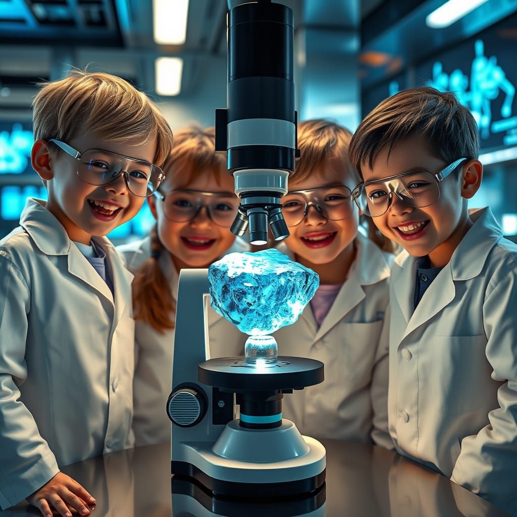 Young Scientists Discover Microbial Life in Icy Blue Rock Sa...