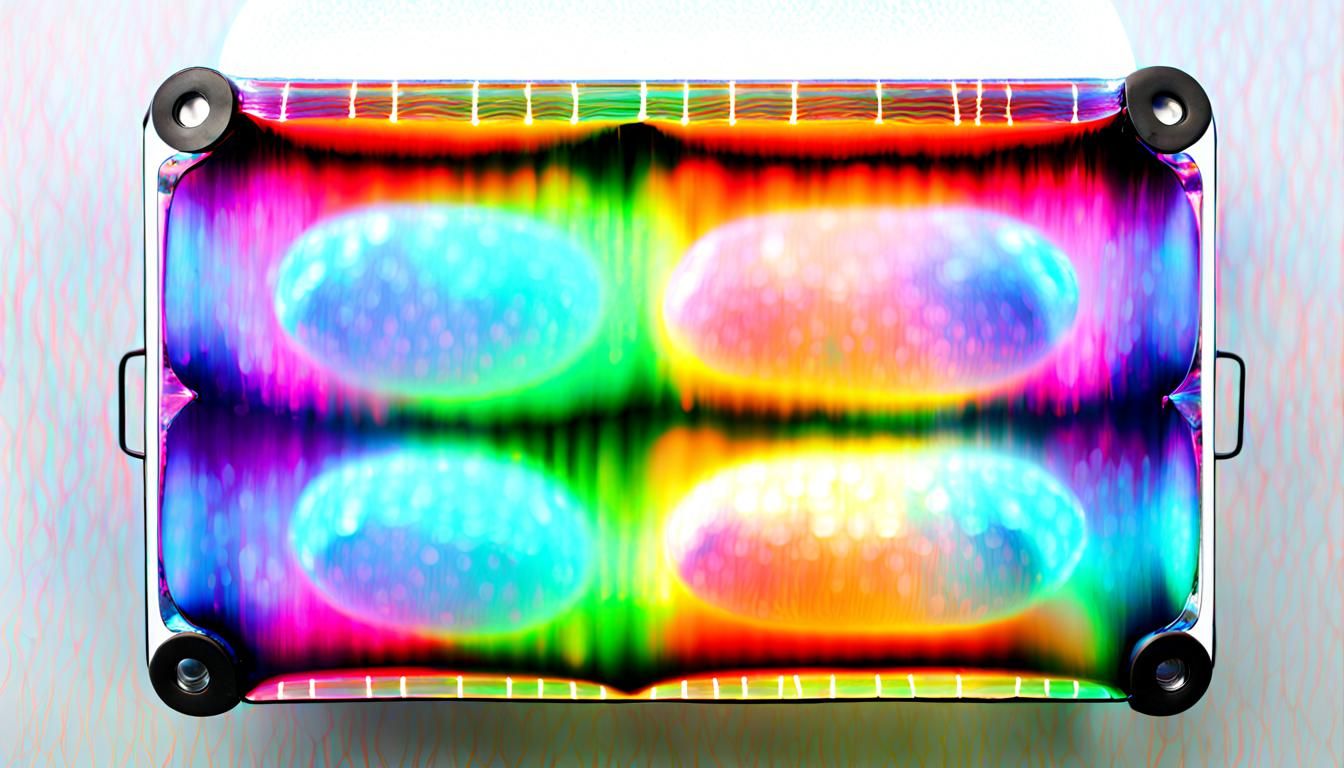 Reflective Rainbow Beetle Solar Panel Design