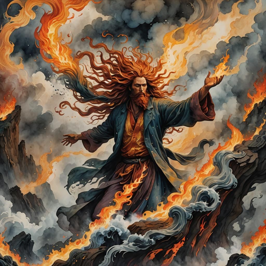 Volcano Personification