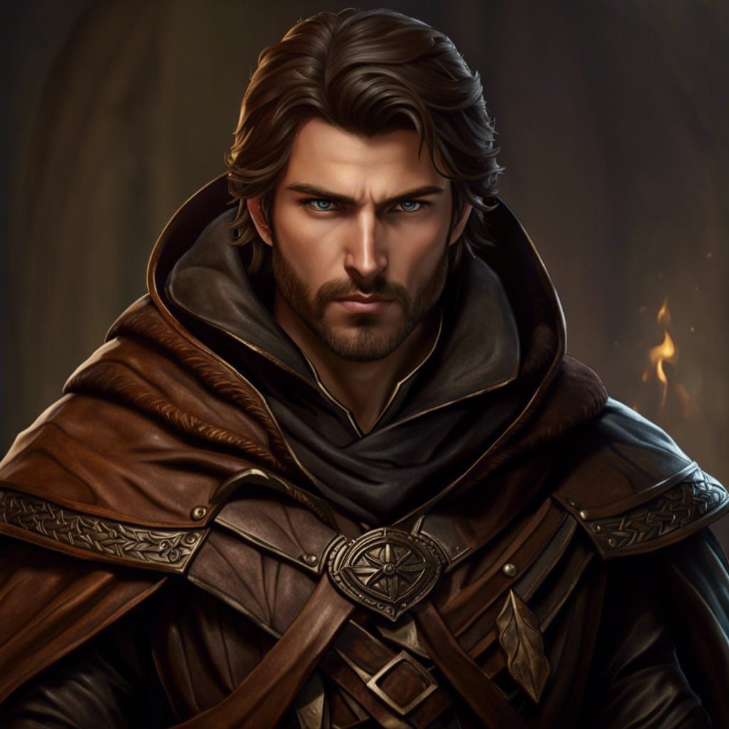 Medieval Rogue: A Realistic Fantasy Portrait
