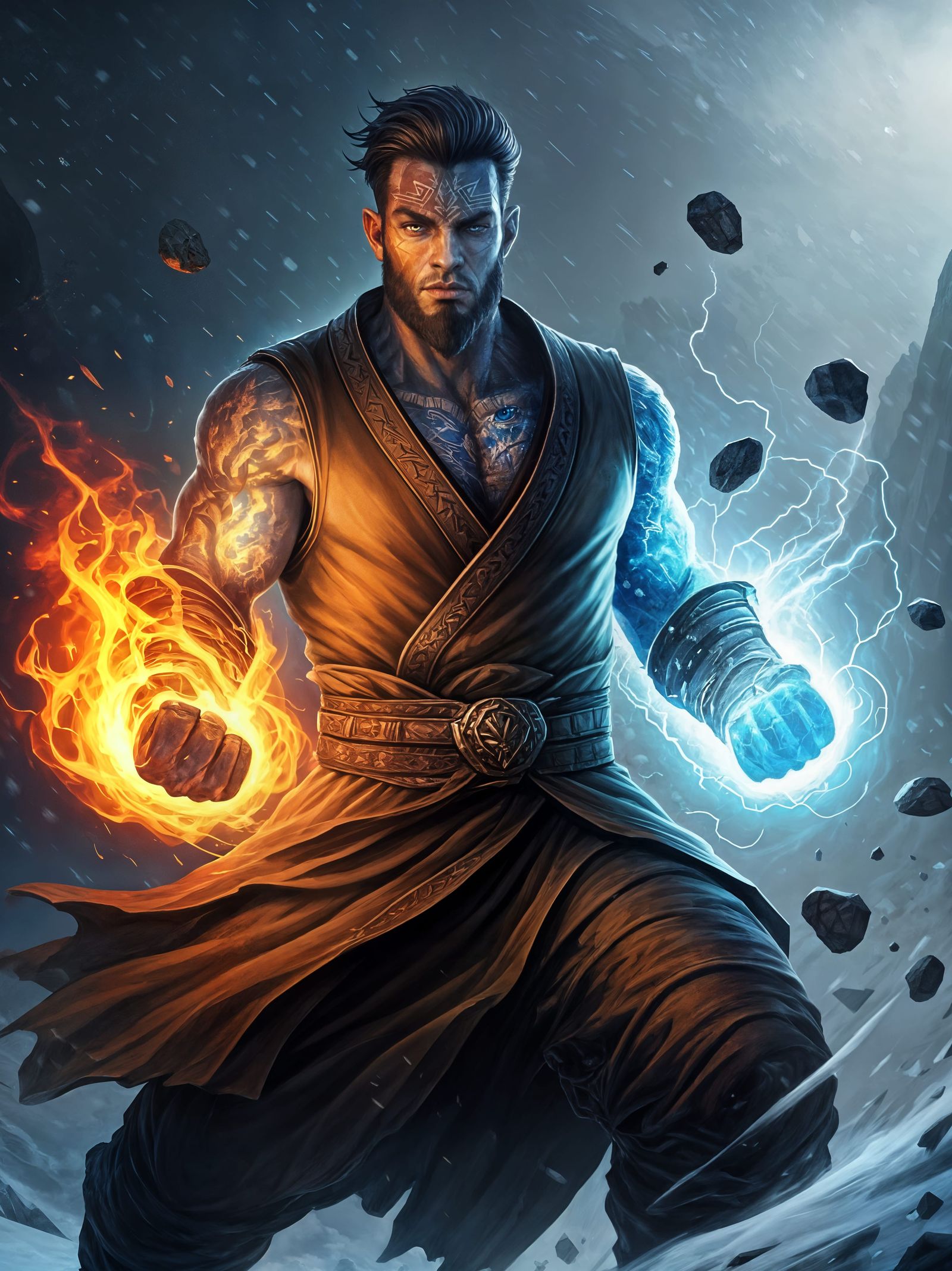 Elemental Goliath Ready for Battle