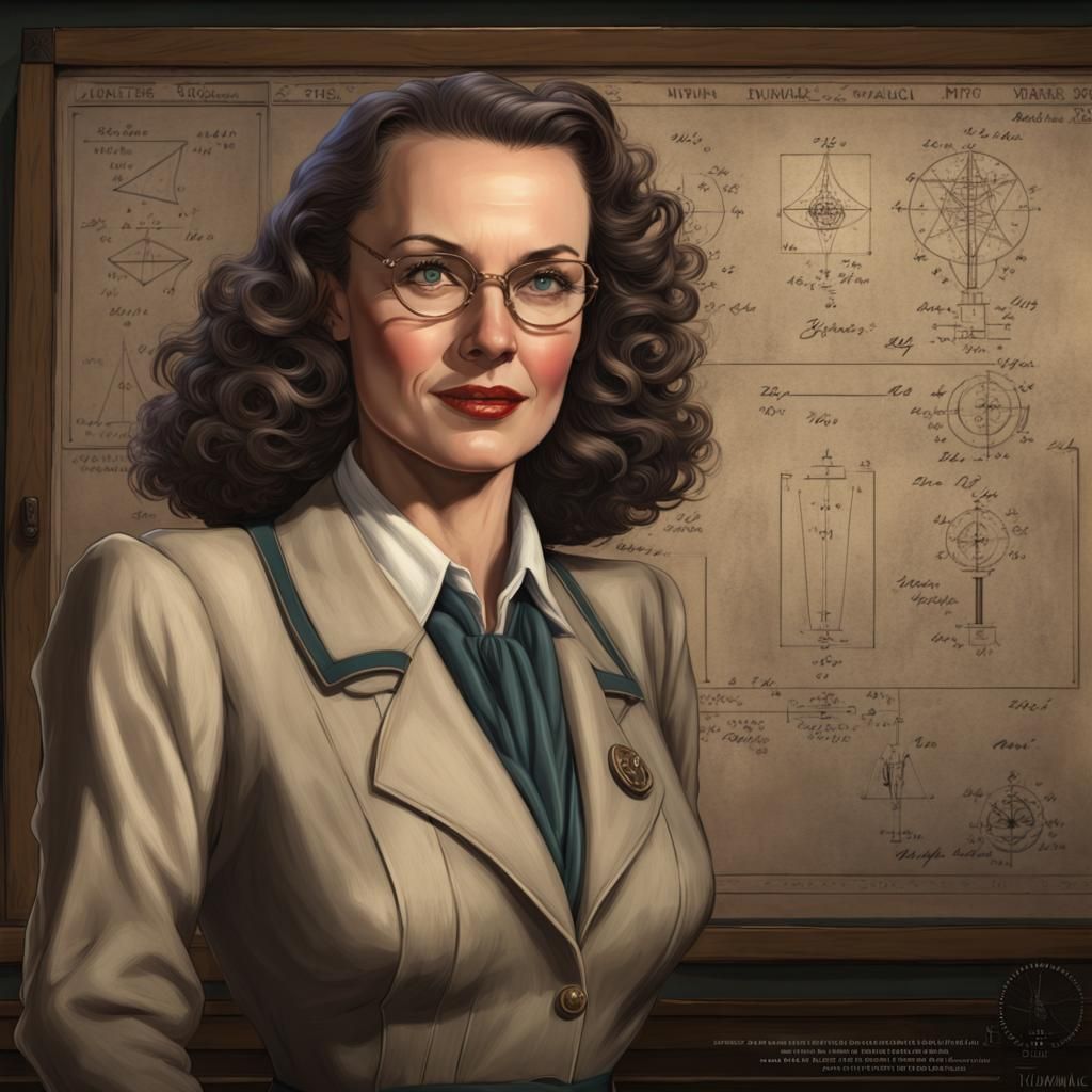 Paulette Goddard as Vril Science Professor