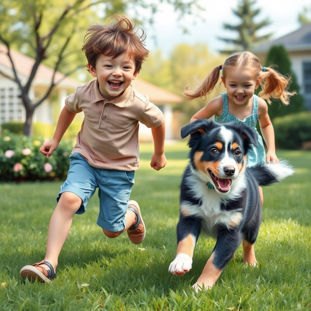 Cherished Afternoon of Joyful Youthful Play