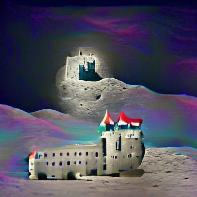 Lunar Castle: A Celestial Fortress